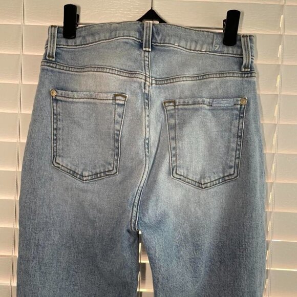 7 for all mankind the high waist skinny jeans size 26 - Picture 4 of 6